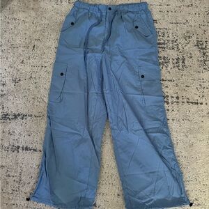 Blue Cargo Pants